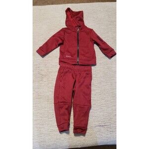 Infant Boys Sweat Suit Pants Jacket 18 Month Red